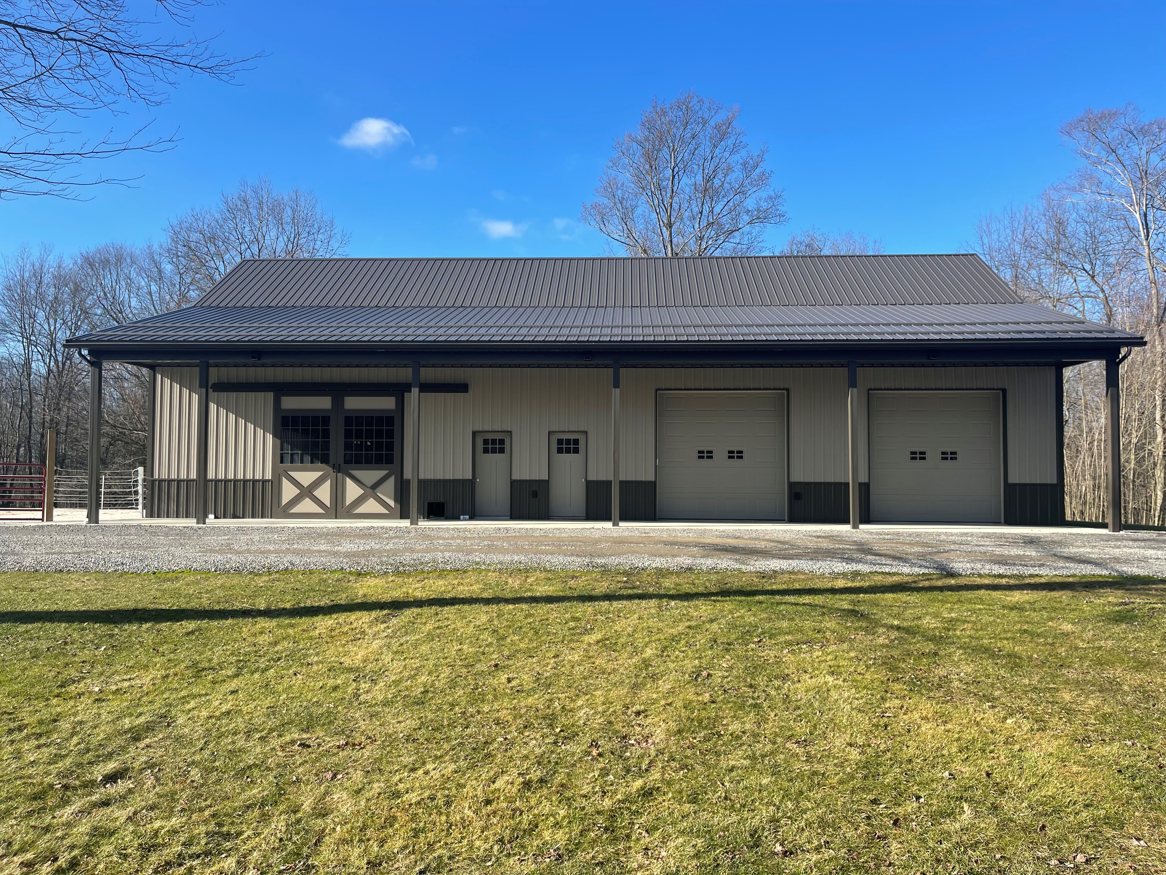 Horse barn