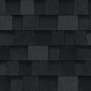 Onyx black shingle