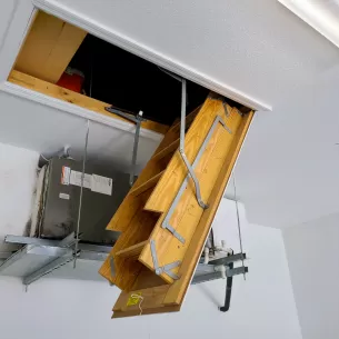 Loft above garage