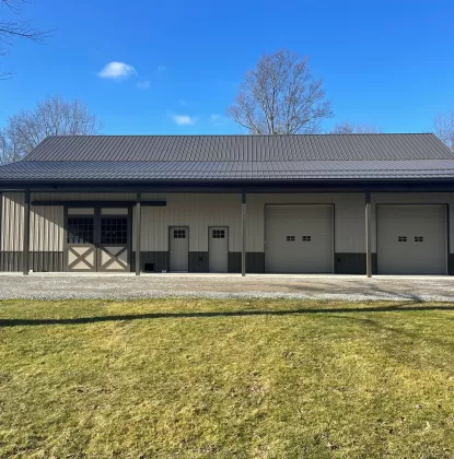 Horse barn