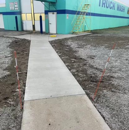 Concrete floor