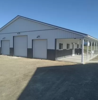 Metal barn